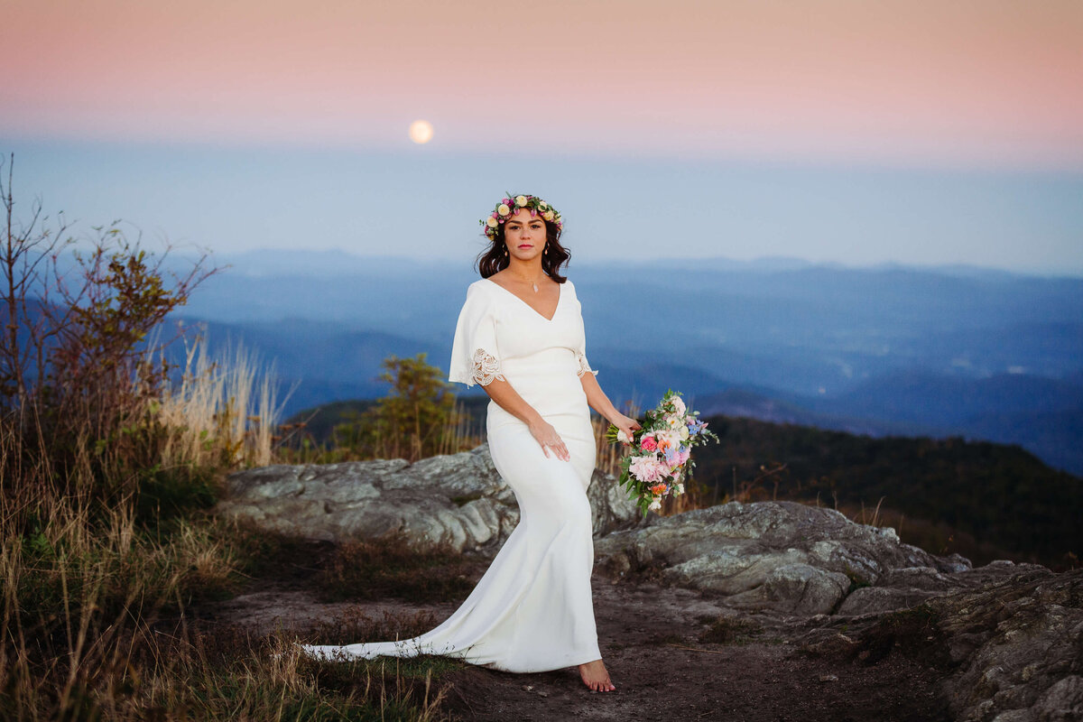 Black-Balsam-NC-Sunset-Elopement-124