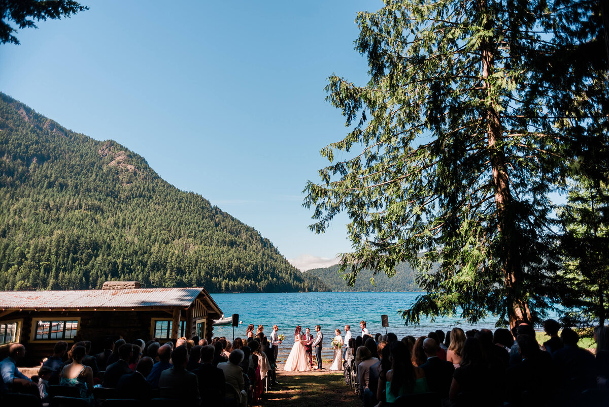 Nature Bridge Wedding Ceremony