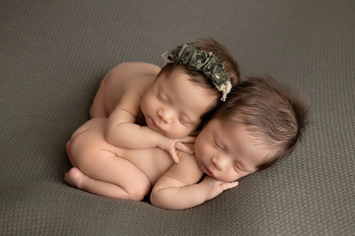 torrance twins newborn session