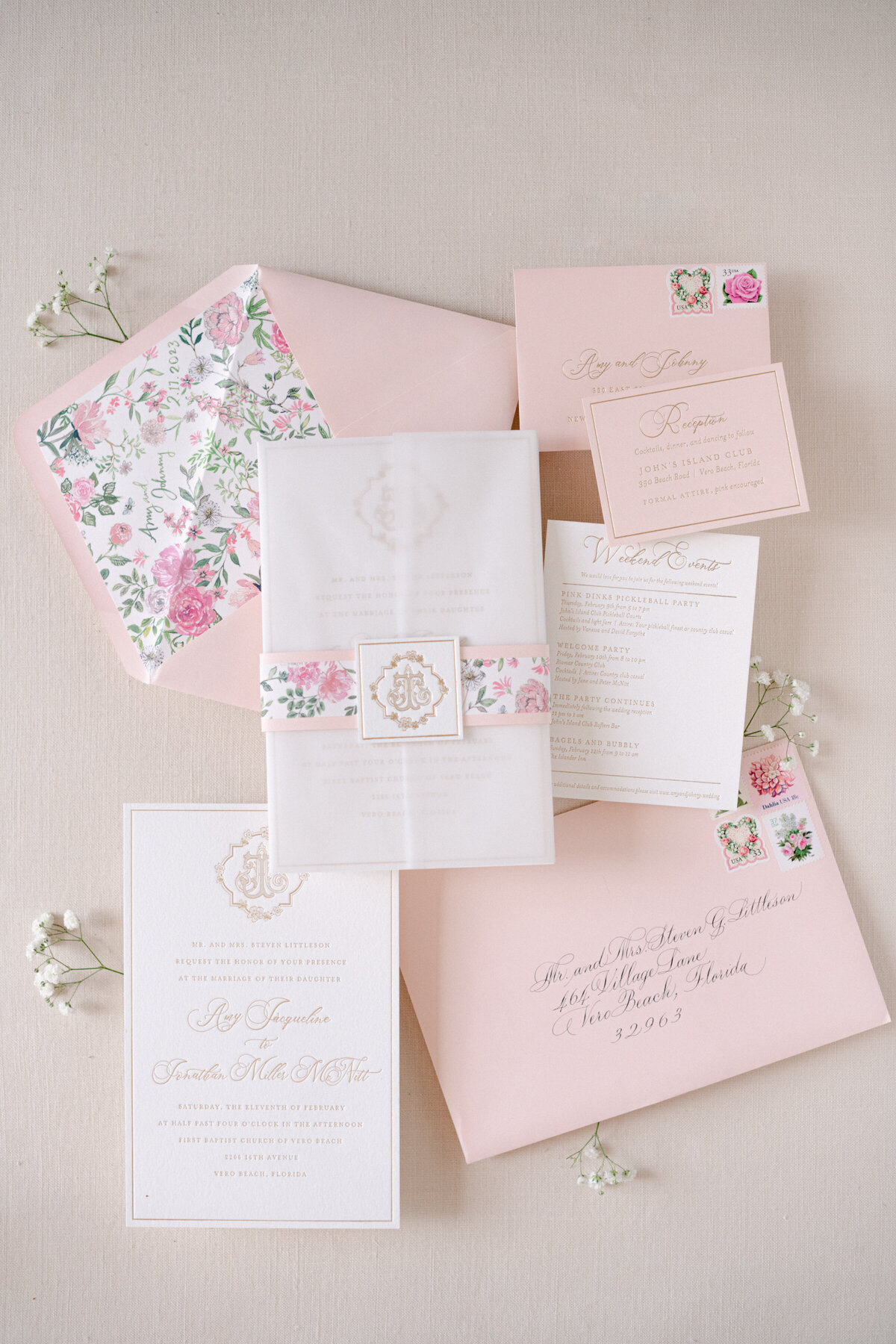 Anna Caroline Weddings Wedding Planning and Wedding Design Palm Beach, Jupiter, Vero Beach Florida Full Service Planning and Design Partial Planning Wedding Management Amy & Johnny