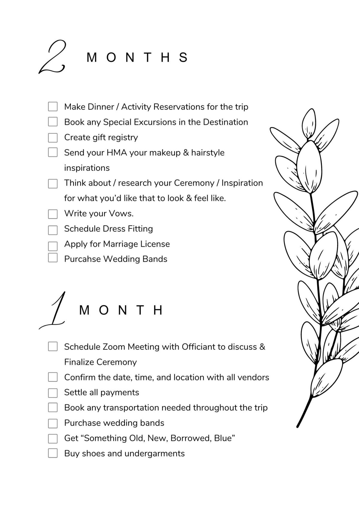 A Free Elopement Planning Guide brought to you by Asheville Wedding Photo.