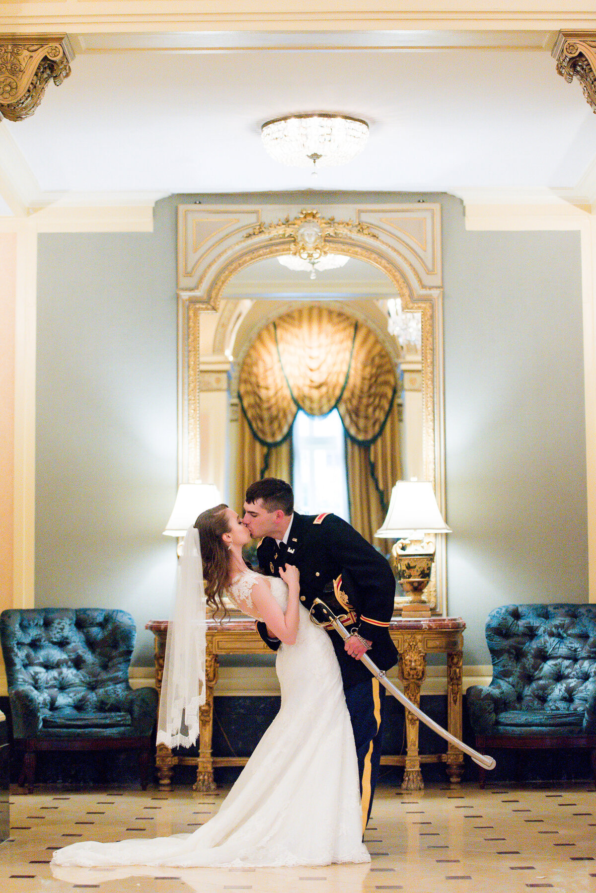 military weddings at the omni william penn hotel pittsburgh
