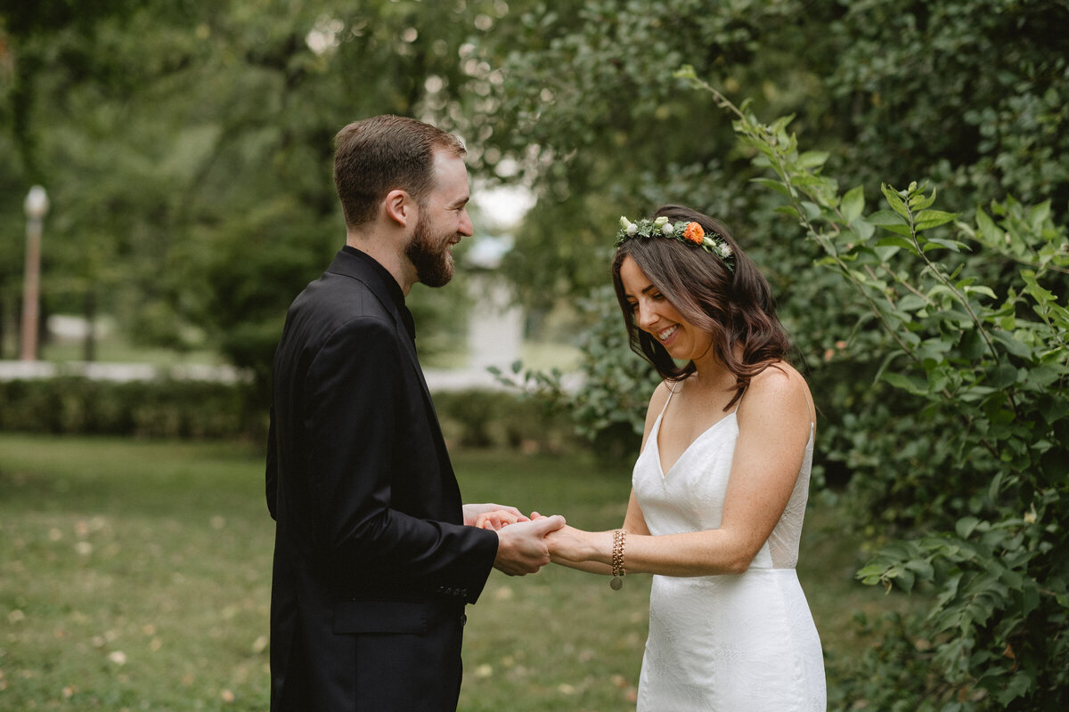 documentary photographer garden greenhouse wedding-141