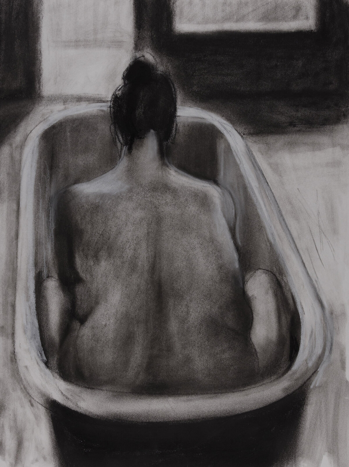 Untitled Charcoal Tub