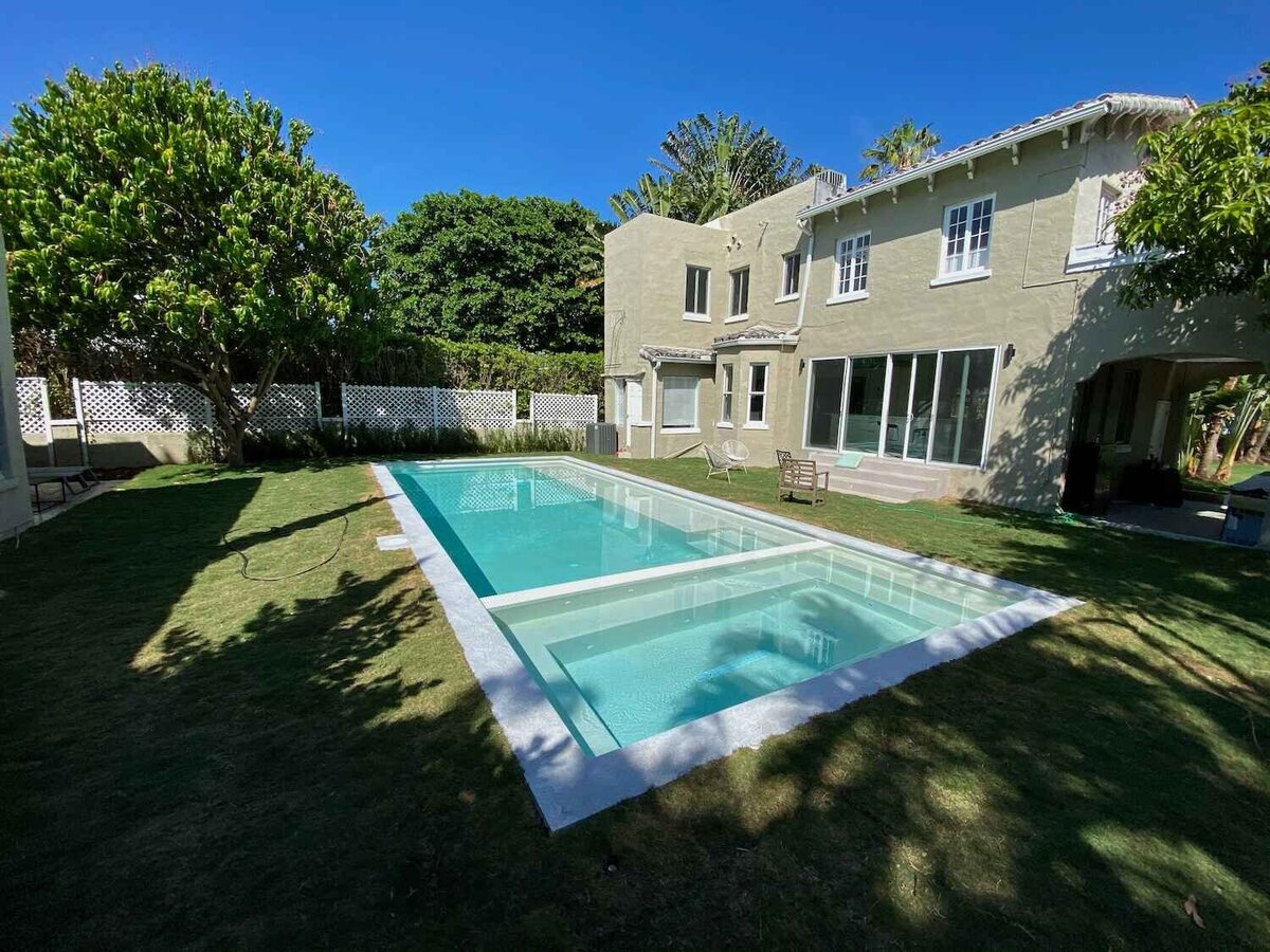 Swimming pool and spa