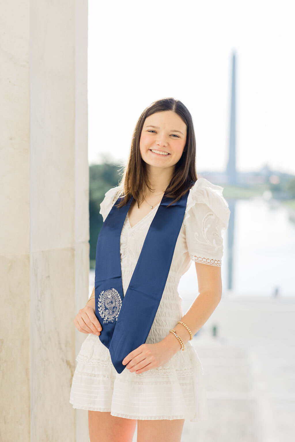 Georgetown University Graduation Photos | Adela Antal Photography | Thomas Jefferson Memorial-112