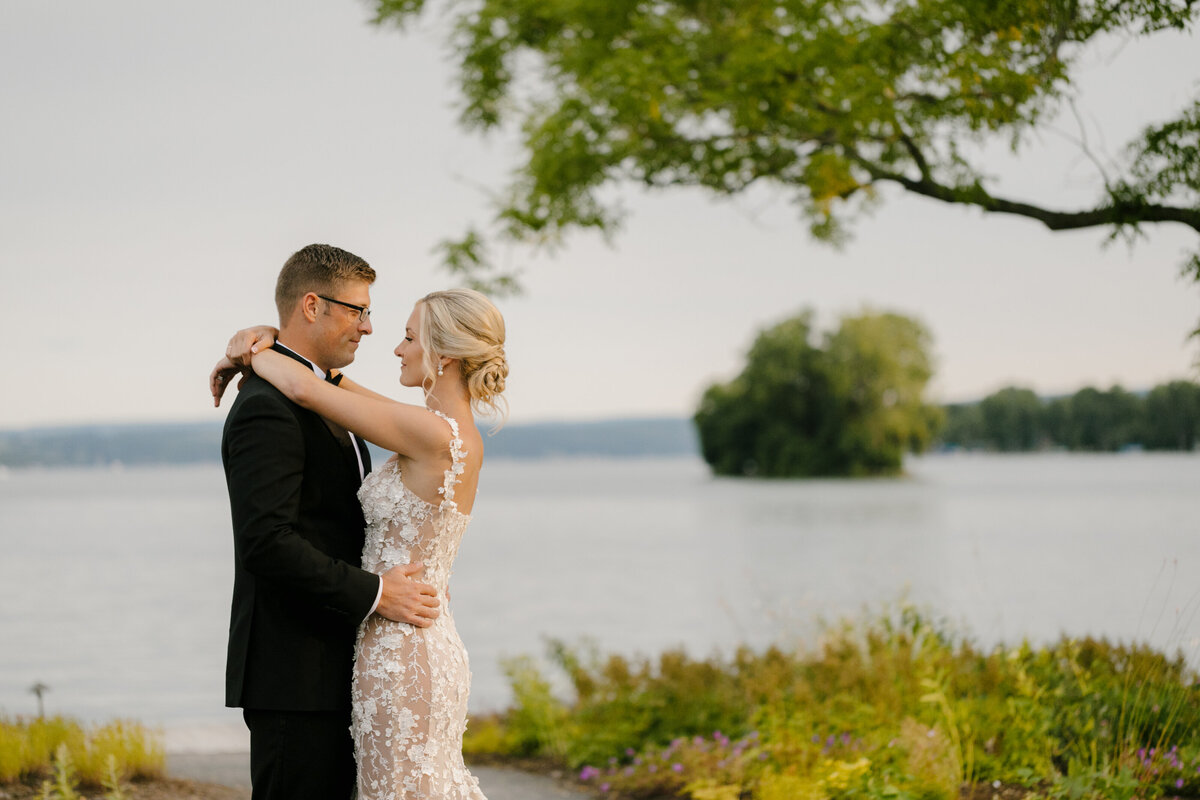 The Lake House on Canandaigua Wedding_Bride Sunset Photos_Verve Event Co (5)
