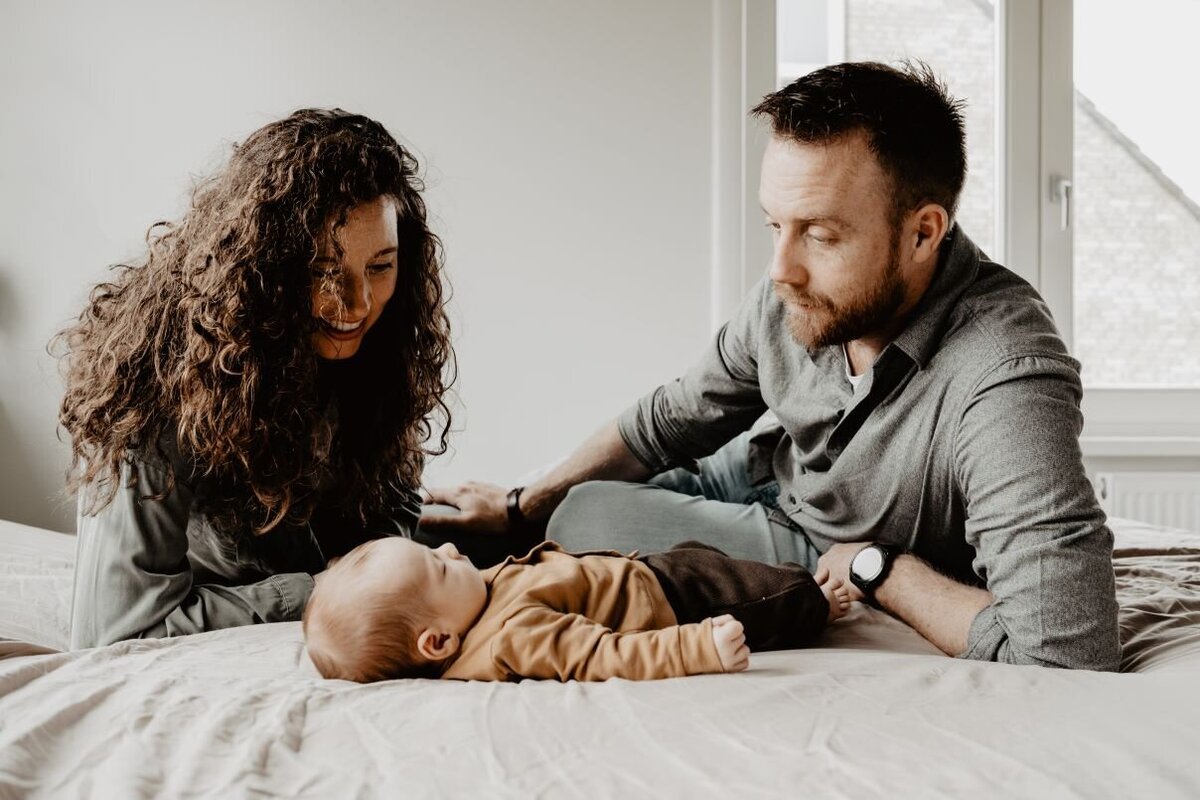 Lifestyle fotografie newborns