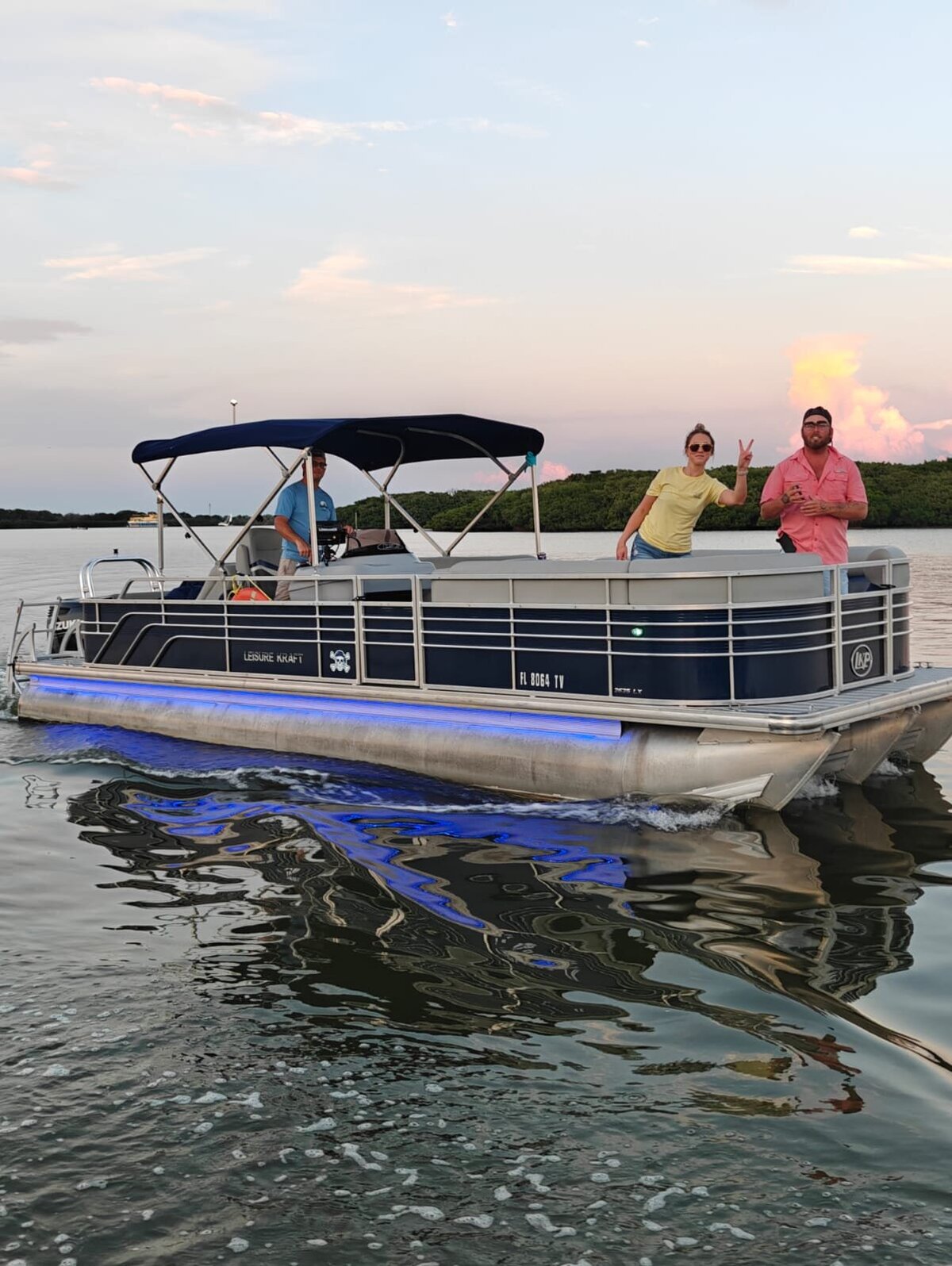 Pontoon Sunset tour Madeira beach