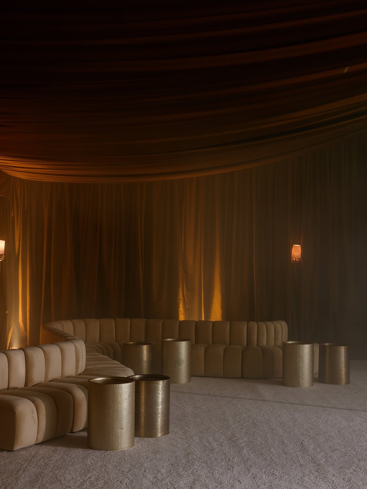 Custom tented wedding celebration with fall Ralph Lauren vibes at private polo farm in Aiken, South Carolina by Sarah Bradshaw_0255