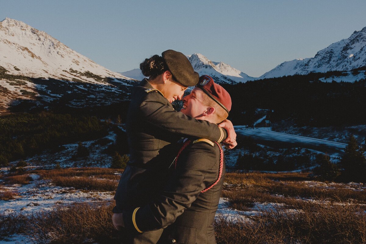 Alaska-Military Elopement-Glen Alps