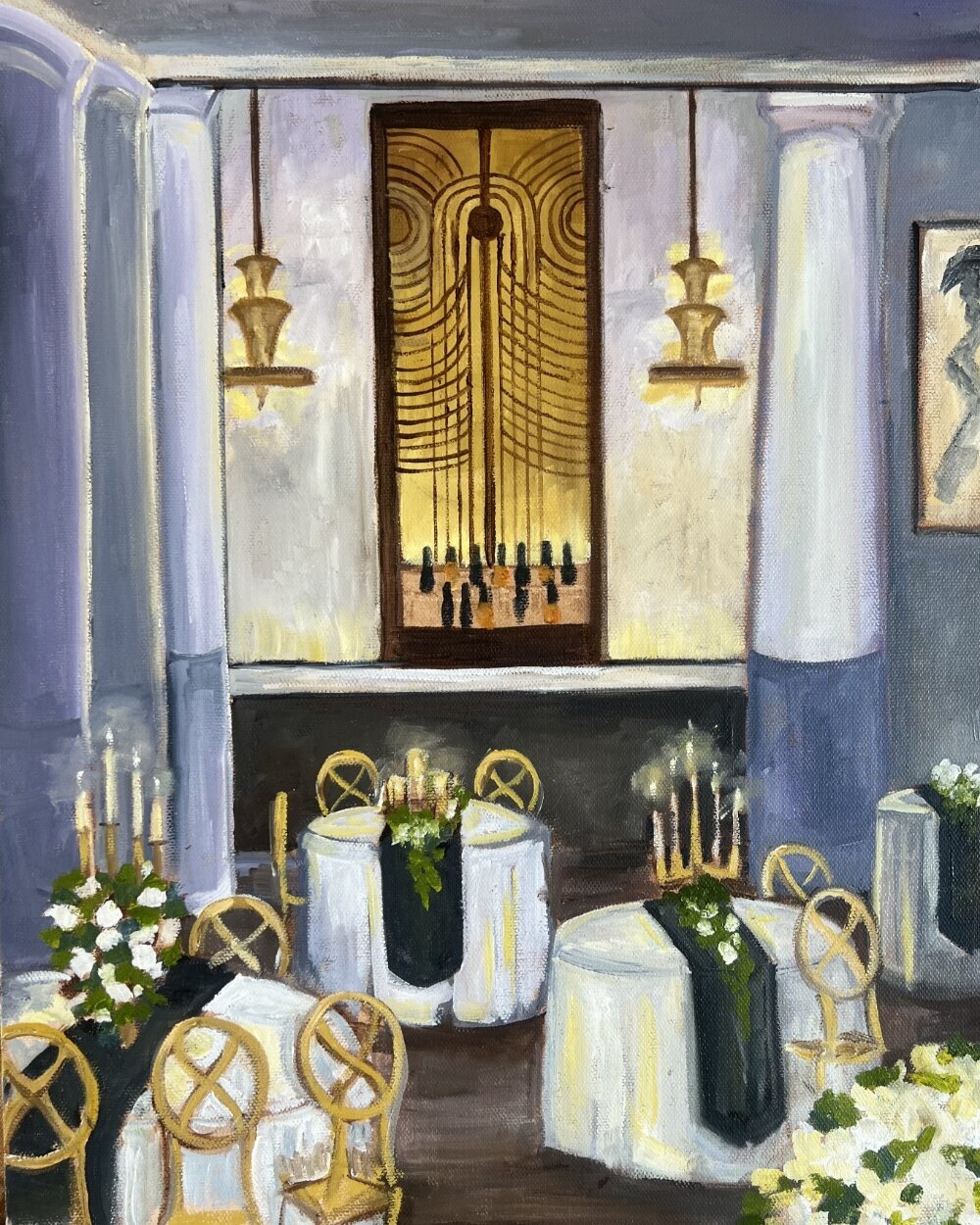 Indoor Live Painting Olivia Andruss Artistry