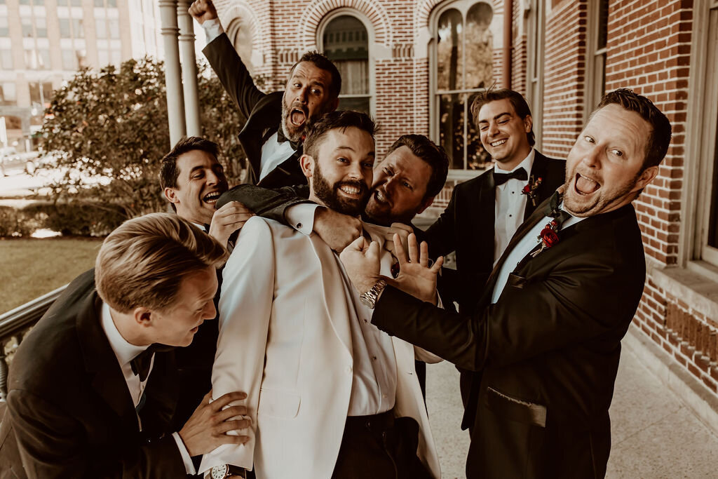 3 - Rialto Theatre Wedding Groom & Groomsmen - Tampa Bay Wedding Planner