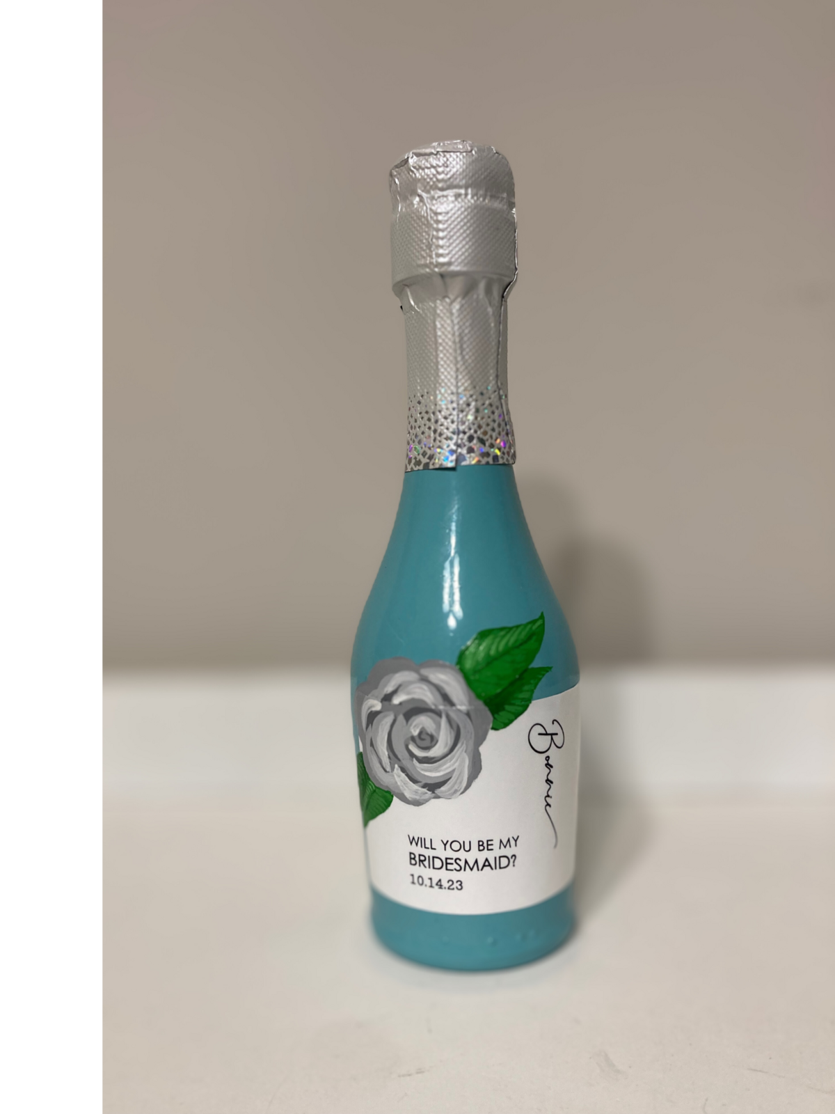 painted-champagne-bottle