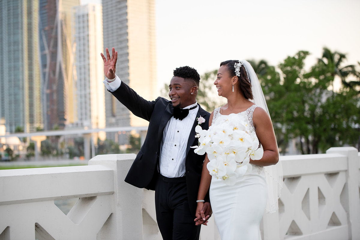 NFL Miami Dolphins Brandon Radcliff ShaKyra Radcliff Briza on the Bay Wedding Andrea Arostegui Photography-219