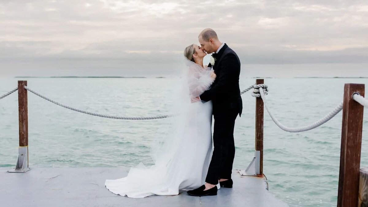 Romantic beach wedding at Key Largo Lighthouse captured by Claudia Amalia Photography, a top wedding photographer in Miami and the Florida Keys