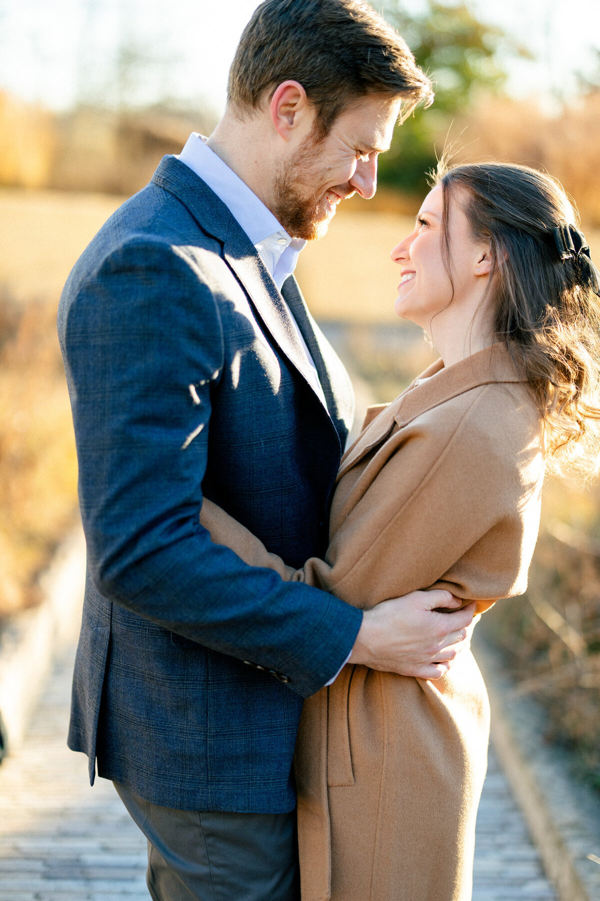 A Coffee Shop Engagement Session During Chicago Winter