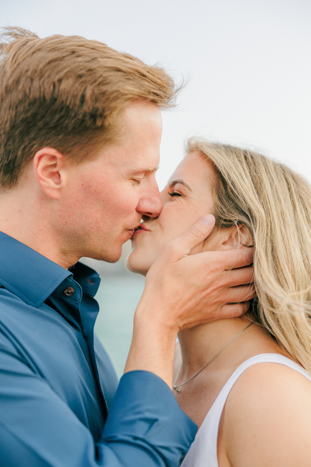 Lexi Benjamin Photography_Sentimental Lake Michigan Engagement-2