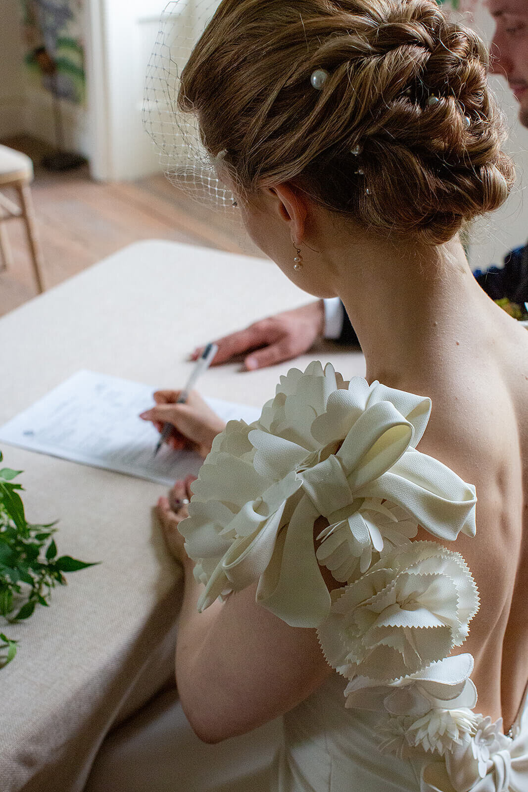 London editorial wedding photographer shoots deess design details