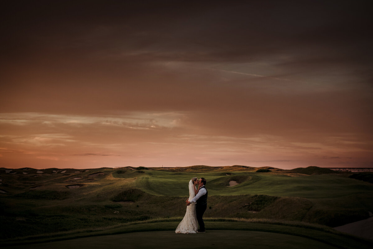Sunset Wedding at Whistling Straits