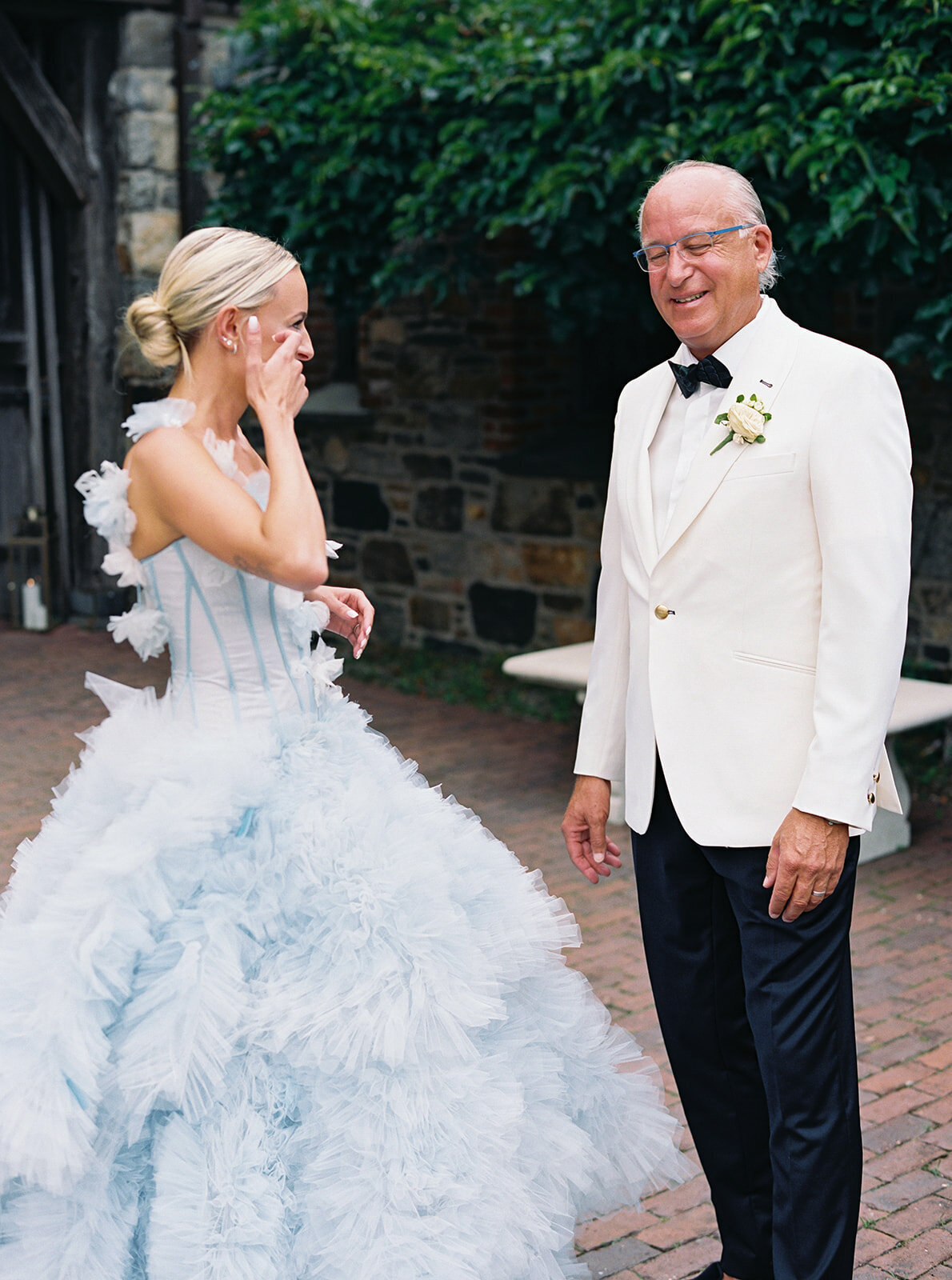 Brielle and Matt Wedding - Father First Look-57