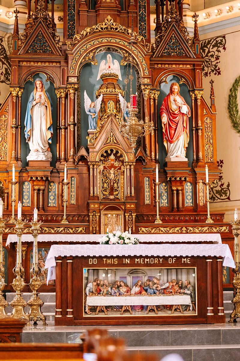 Wedding at St. Boniface with Reception at ECC189