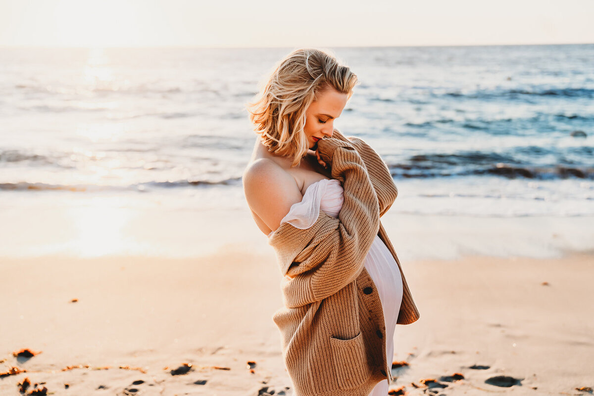 San Diego maternity photographer La Jolla sunset maternity session-21