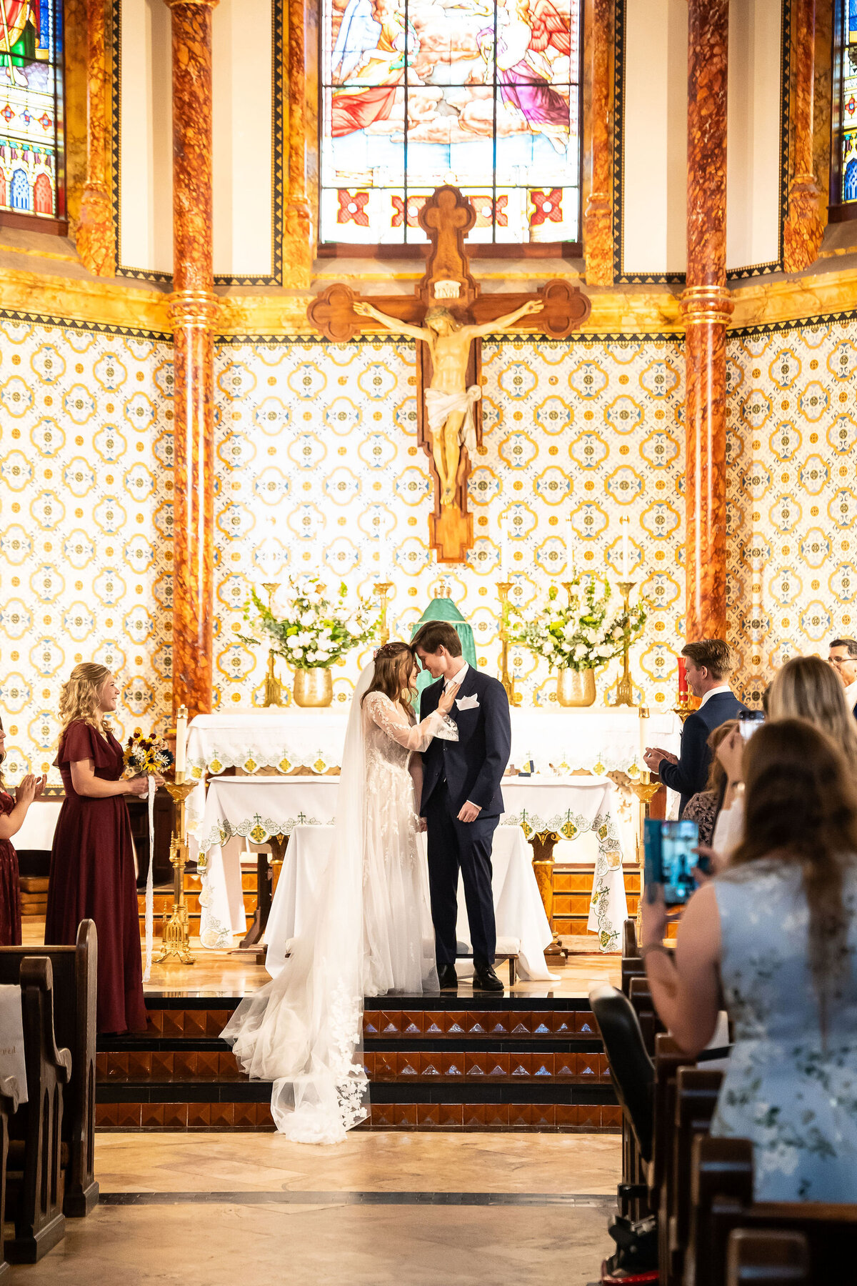 St Mary's Cathedral Wedding Austin Texas