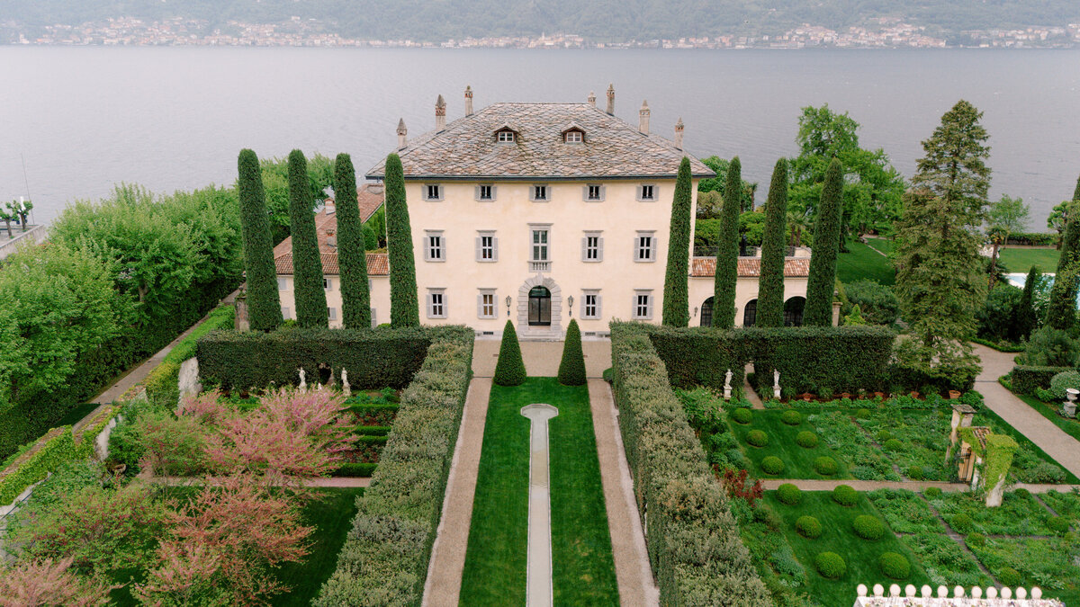 Villa Balbiano, a wedding venue in Lake Como, Italy.
