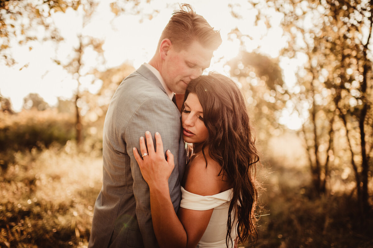 Intimate Summer Wedding Photo