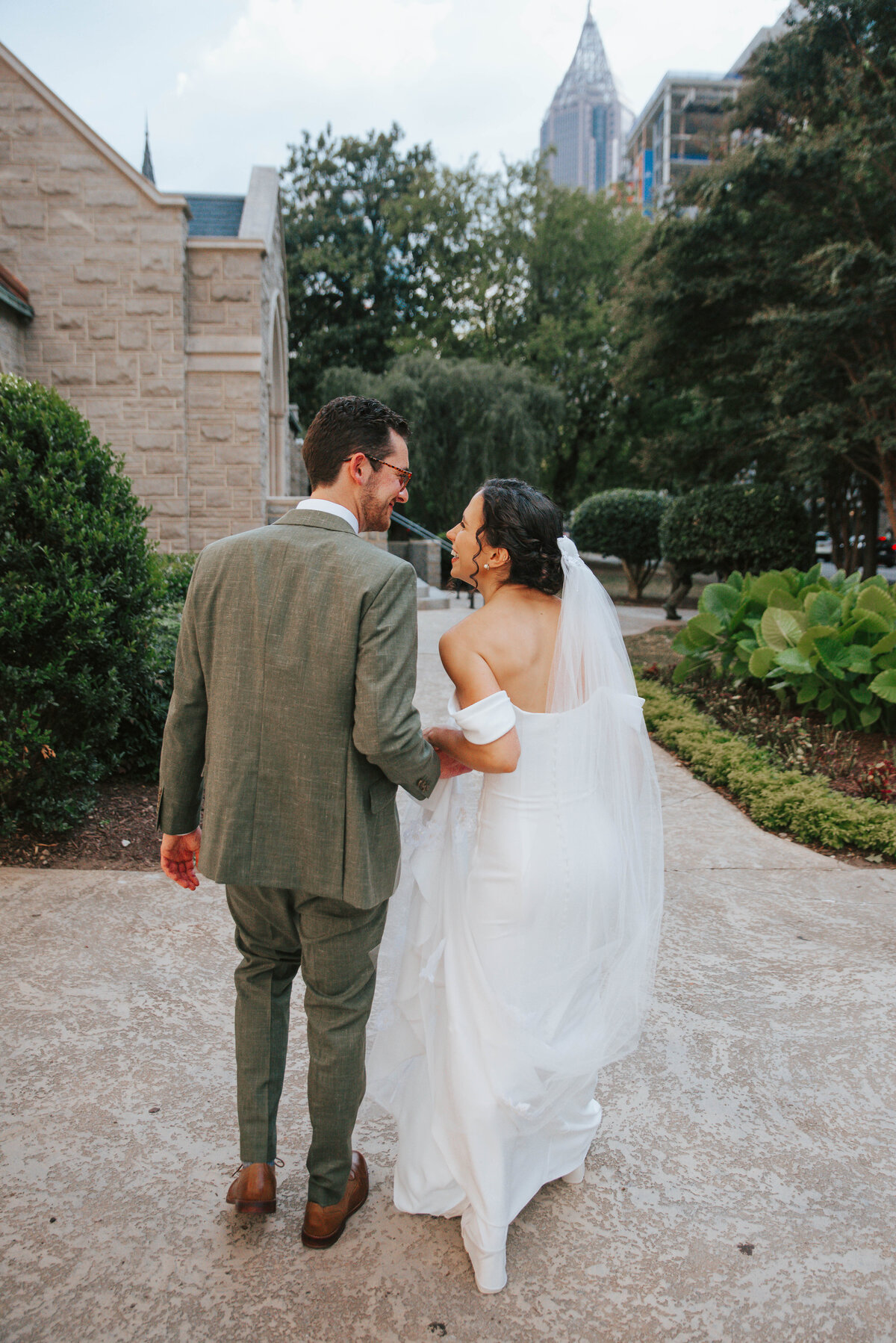downtown atlanta church wedding - weddings by kattie jackson
