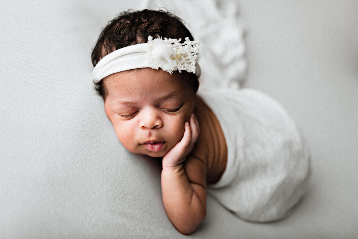 black raleigh newborn photographer
