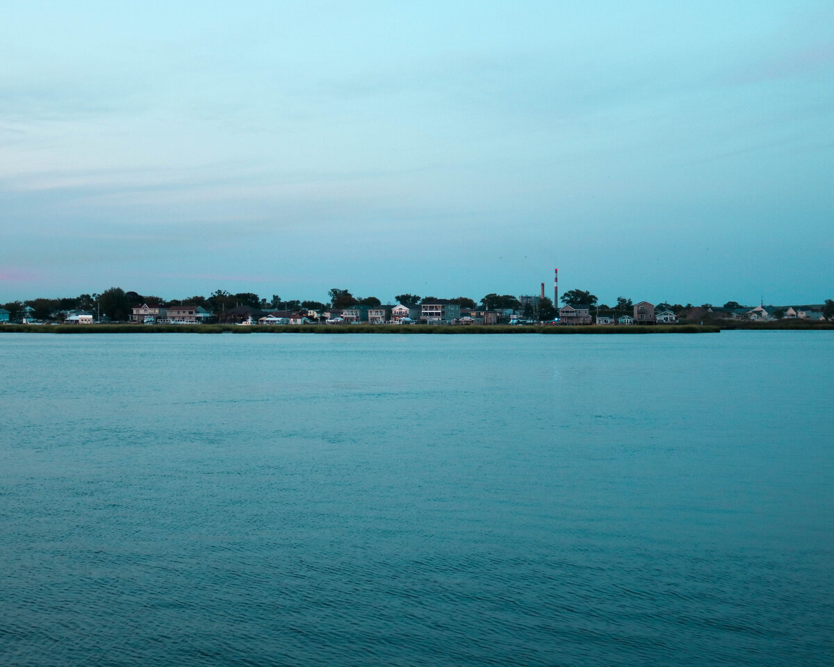 photograph of the bay side of long beach ny