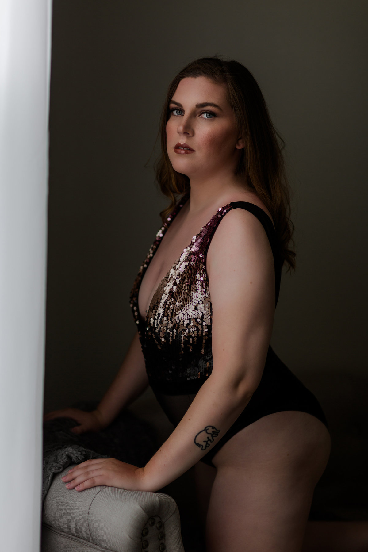 Sparkly Bodysuit | Glam Boudoir | Be A Peach