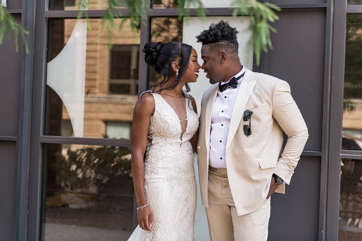 Emotional reaction during wedding toast