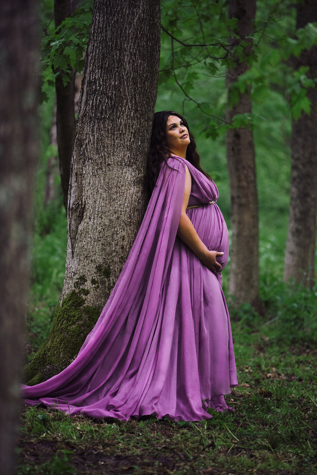 columbus-ohio-maternity-photographer-forest