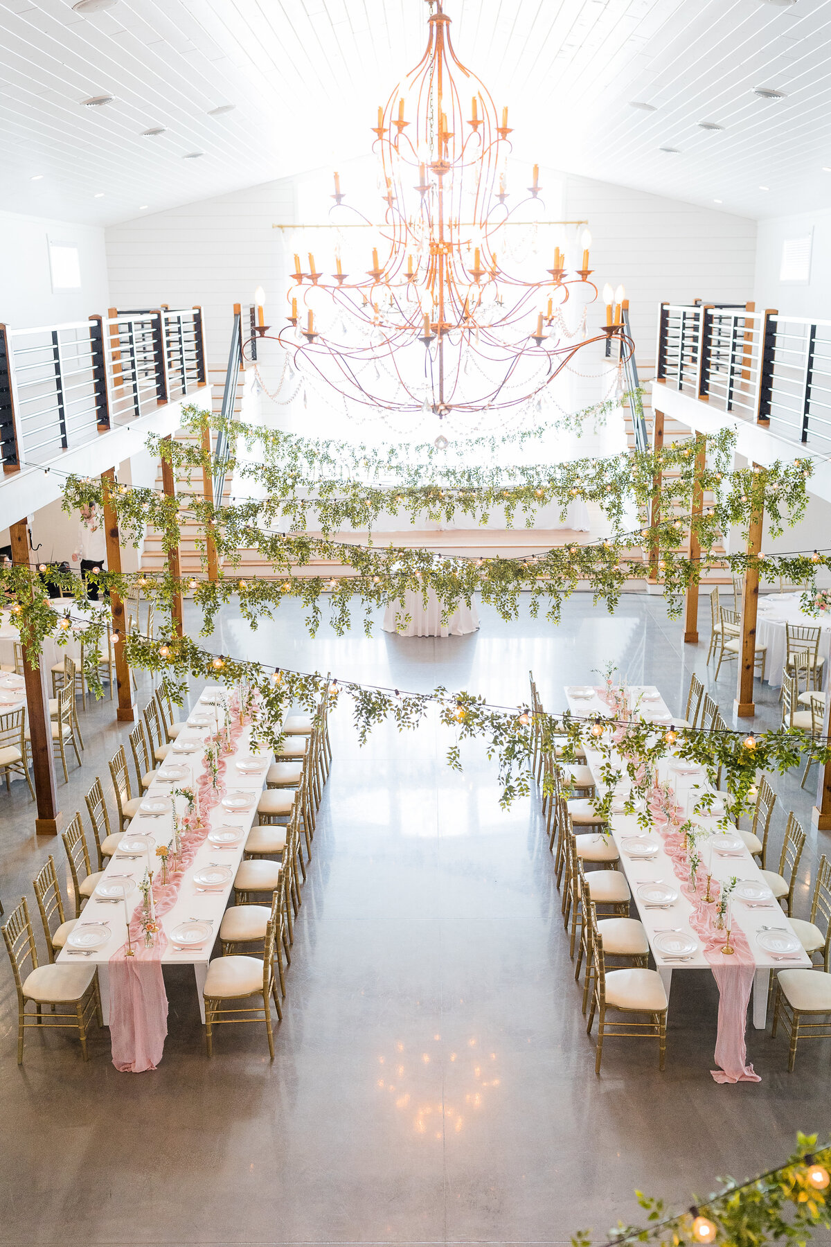 Reception photos at Emerson Fields wedding venue