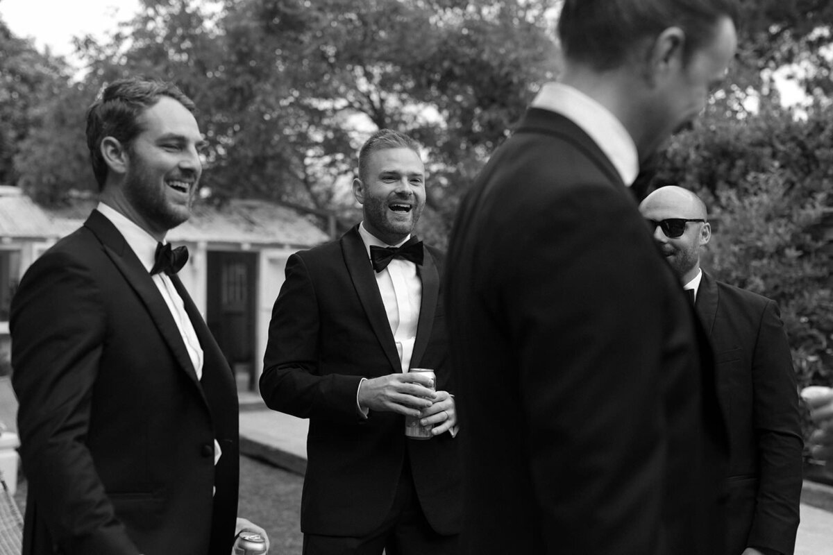 Retro motel chic wedding ceremony at Bodega Los Alamos - 18