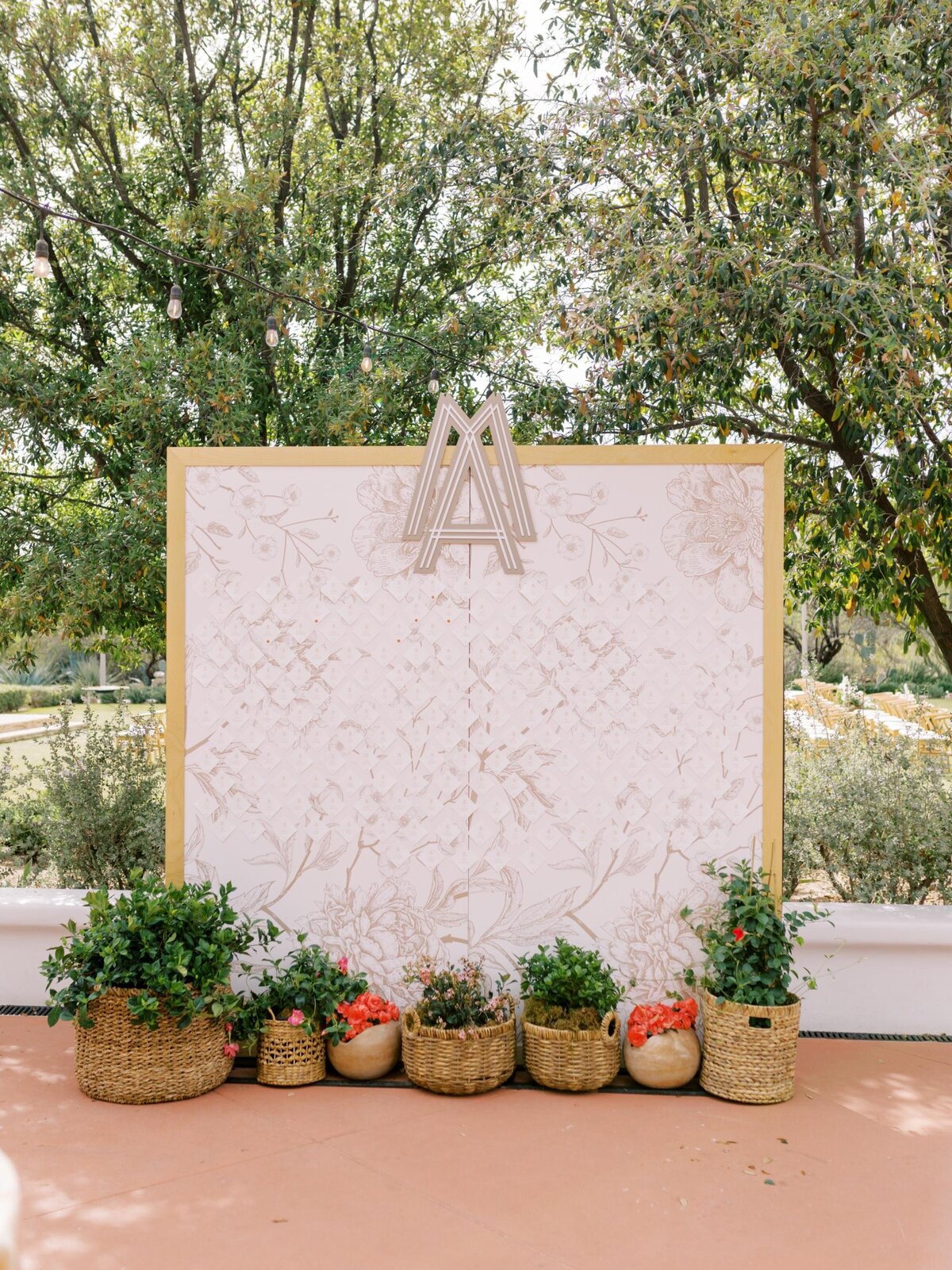monogram-seating-display-wall