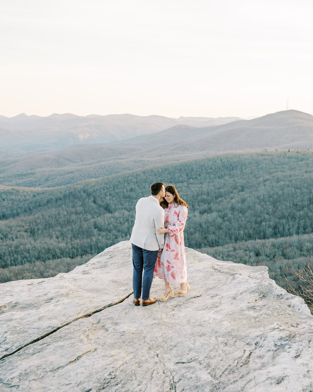 The Fourniers | Grandfather Mountain Engagement-103