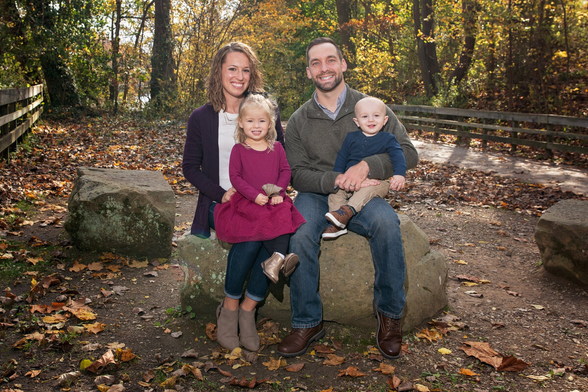 Happy Family Fall Portraits