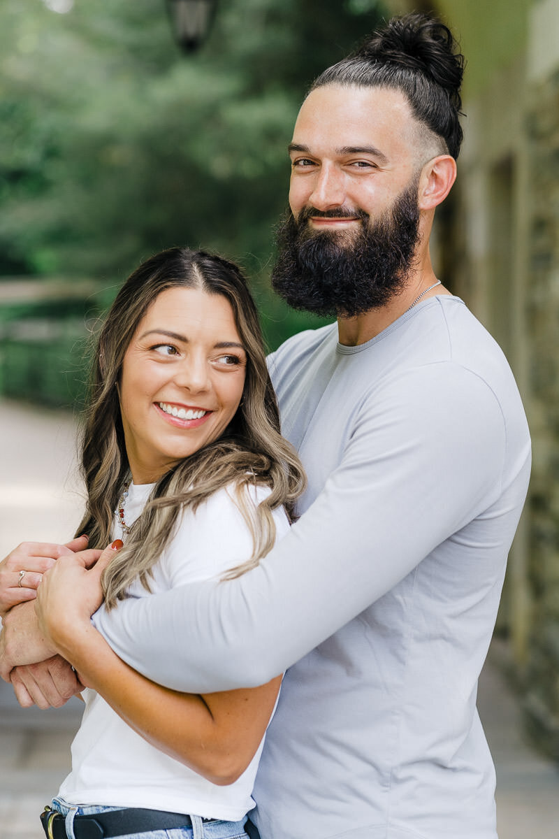 Smiling-engagement-photo-pittsburgh