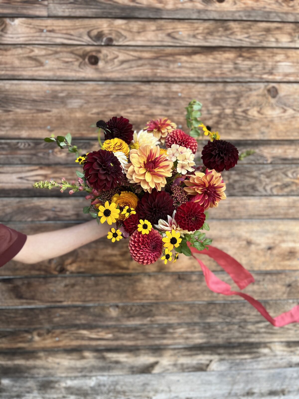 autumn bridal bouquet