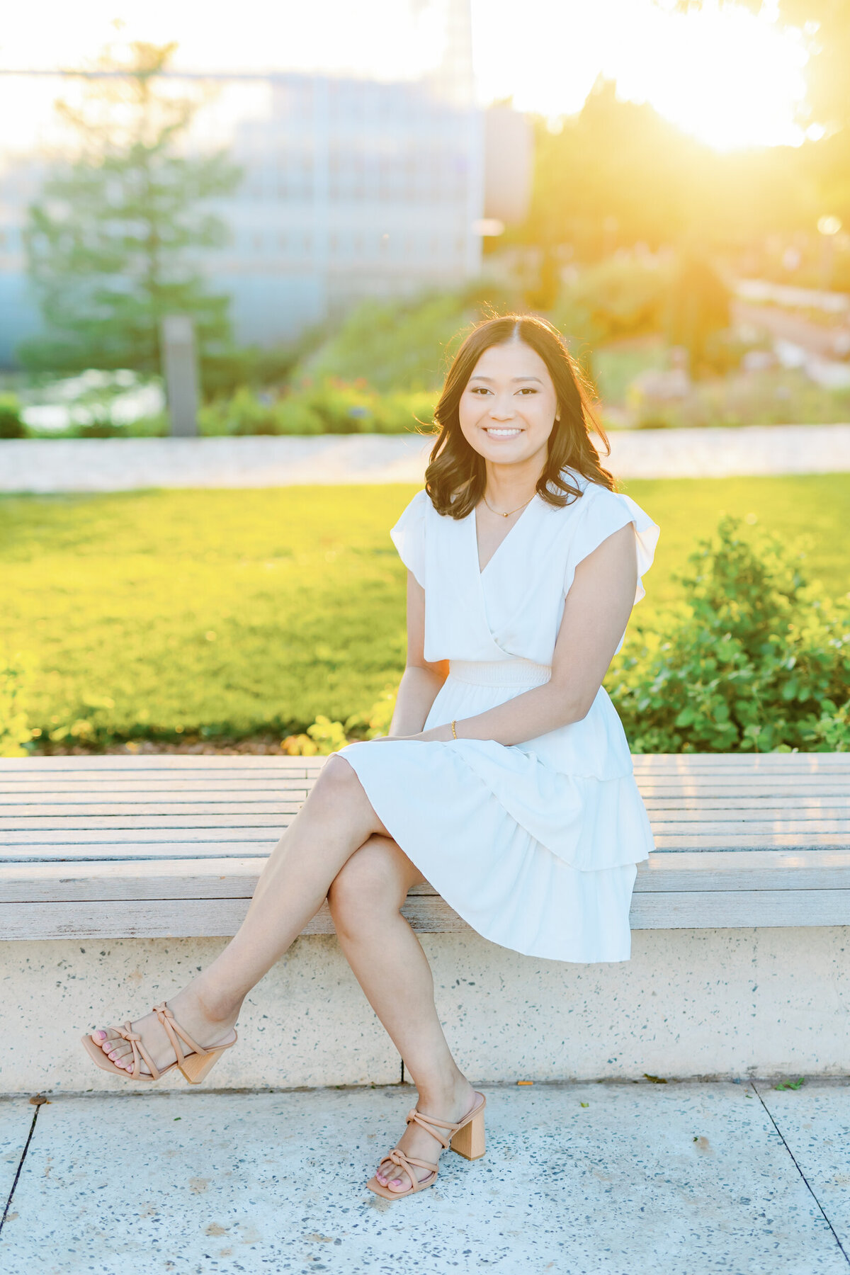OU Senior photoshoot - Myriad Gardens OKC - Amanda Hitchen Photography-14