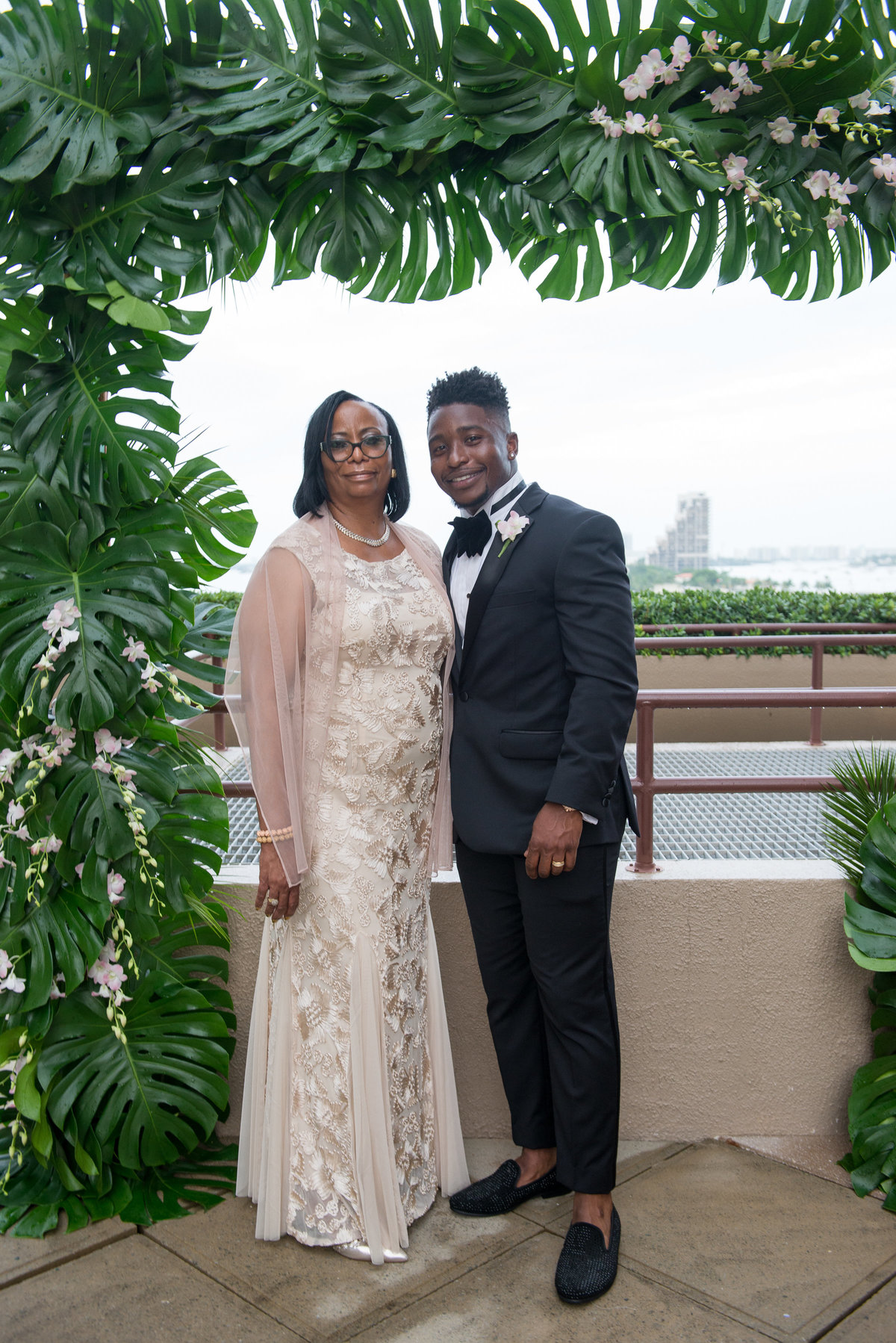 NFL Miami Dolphins Brandon Radcliff ShaKyra Radcliff Briza on the Bay Wedding Andrea Arostegui Photography-194