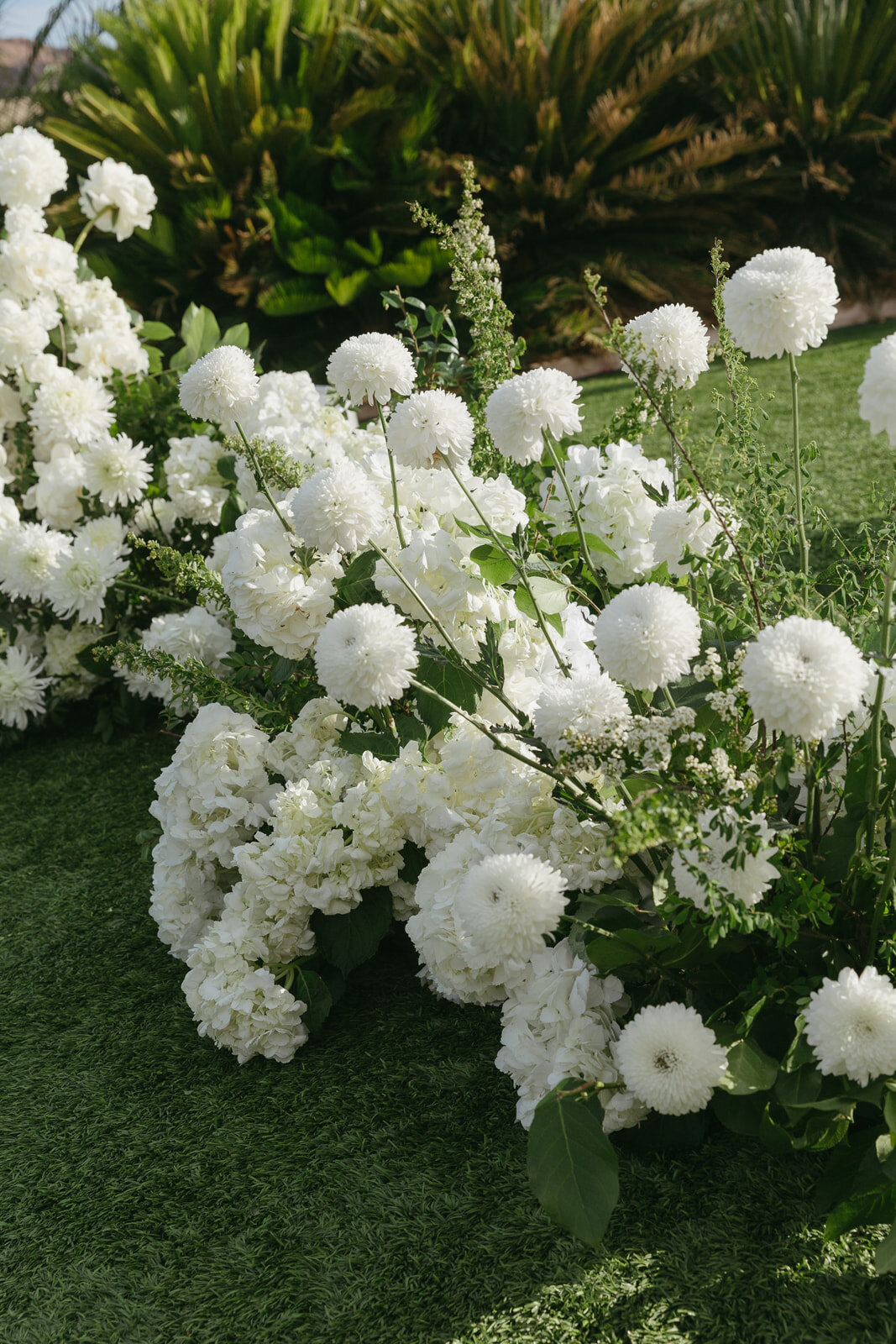 Luxury wedding ceremony in scottsdale styled by Arizona wedding planner