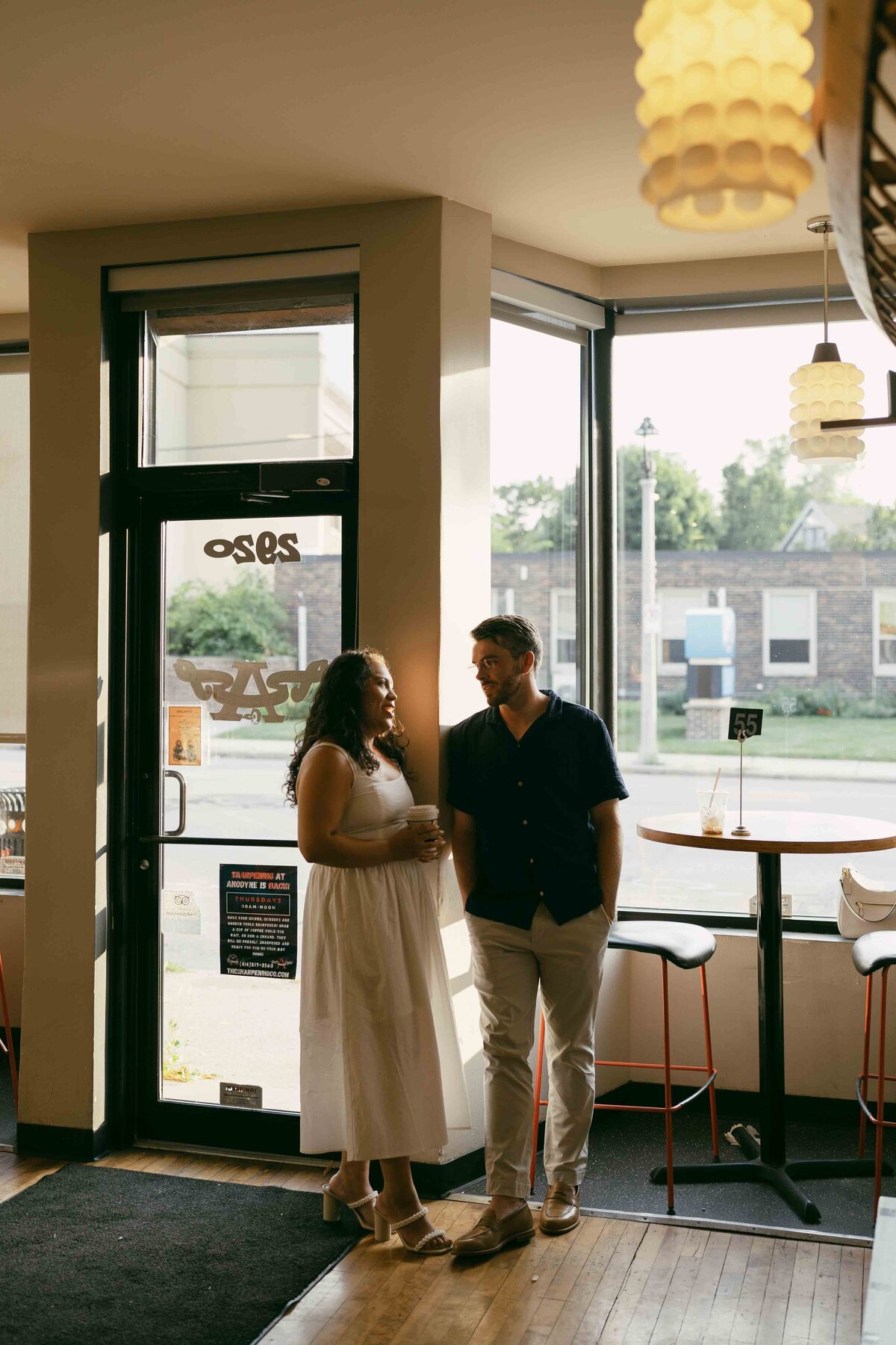 Intimate Engagement Session in downtown Milwaukee-6