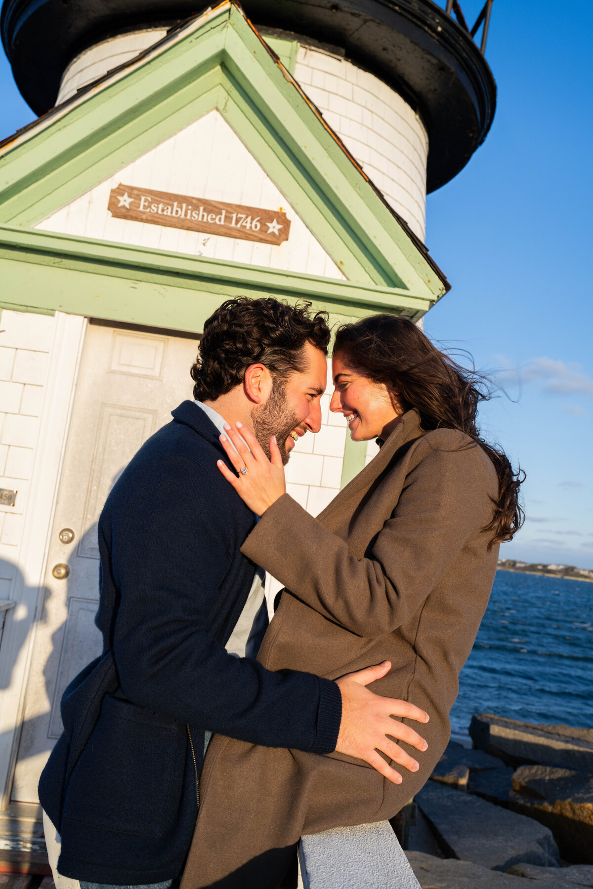 Nantucket Engagement Proposal Photos by Arlinda_-5