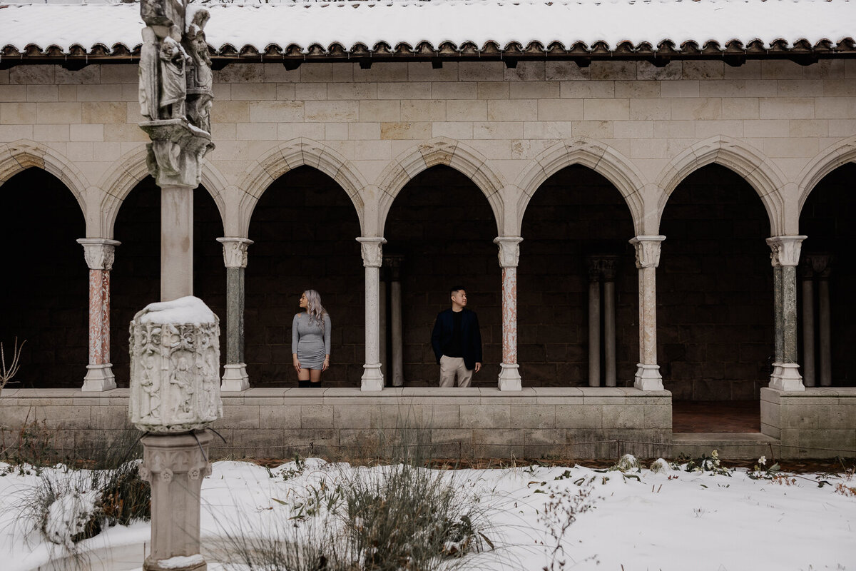 Engagement Photos at The Cloisters, NYC