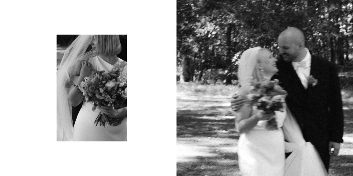 Romantic photos of a wedding photography session in Helsinki